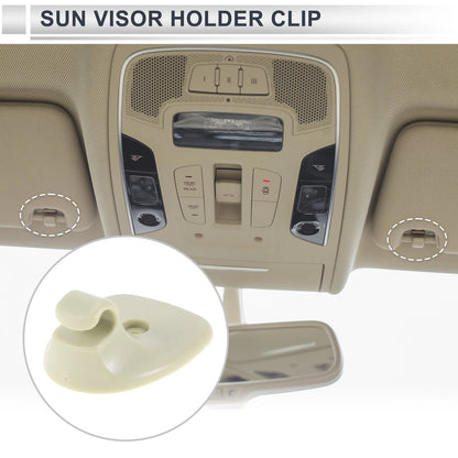 Sun Visor Holder Clip for Chrysler Sebring & Dodge Avenger (2007-2010) Beige