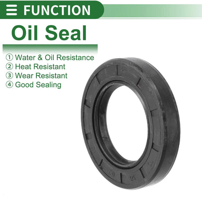 5 x Oil Seal Rotary Shaft Seal NBR Black 38x62x10mm