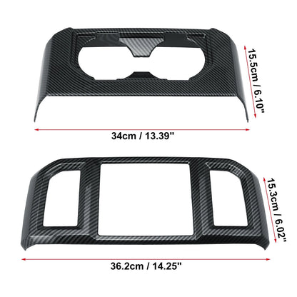 2 x Car Rear Cup Holder Covers for Ford F-150 (2015-2019)