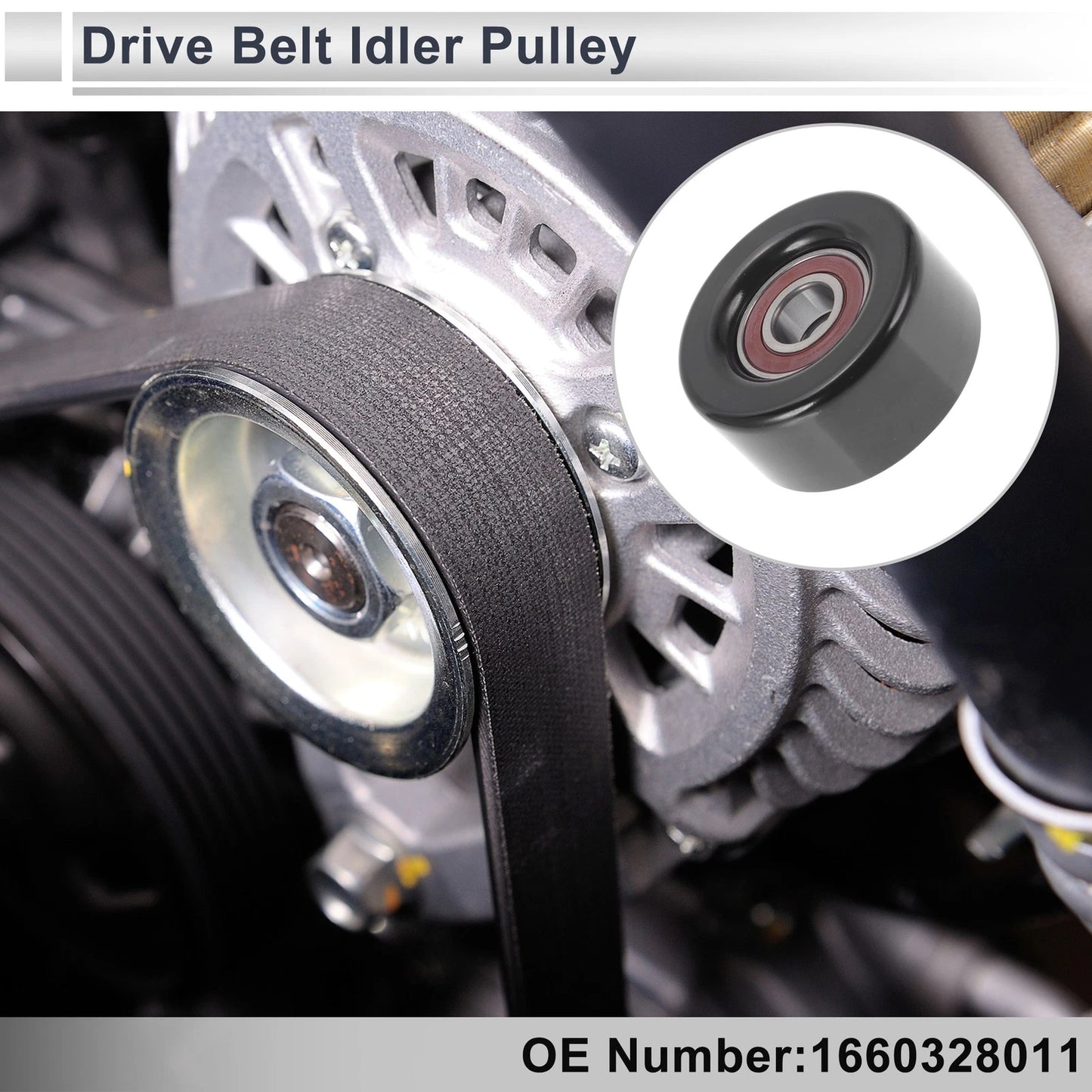 Drive Belt Idler Pulley 1 x for Toyota Camry (2003–2018)