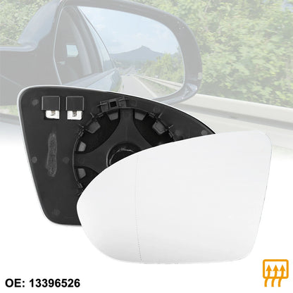 Rearview Driver Left Side Heated Mirror Glass With Backing for Chevrolet Cruze