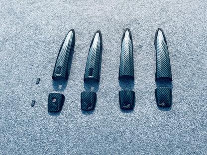 Carbon Fiber Side Door Handle Cover Trim for Nissan Rogue (2021-2023)