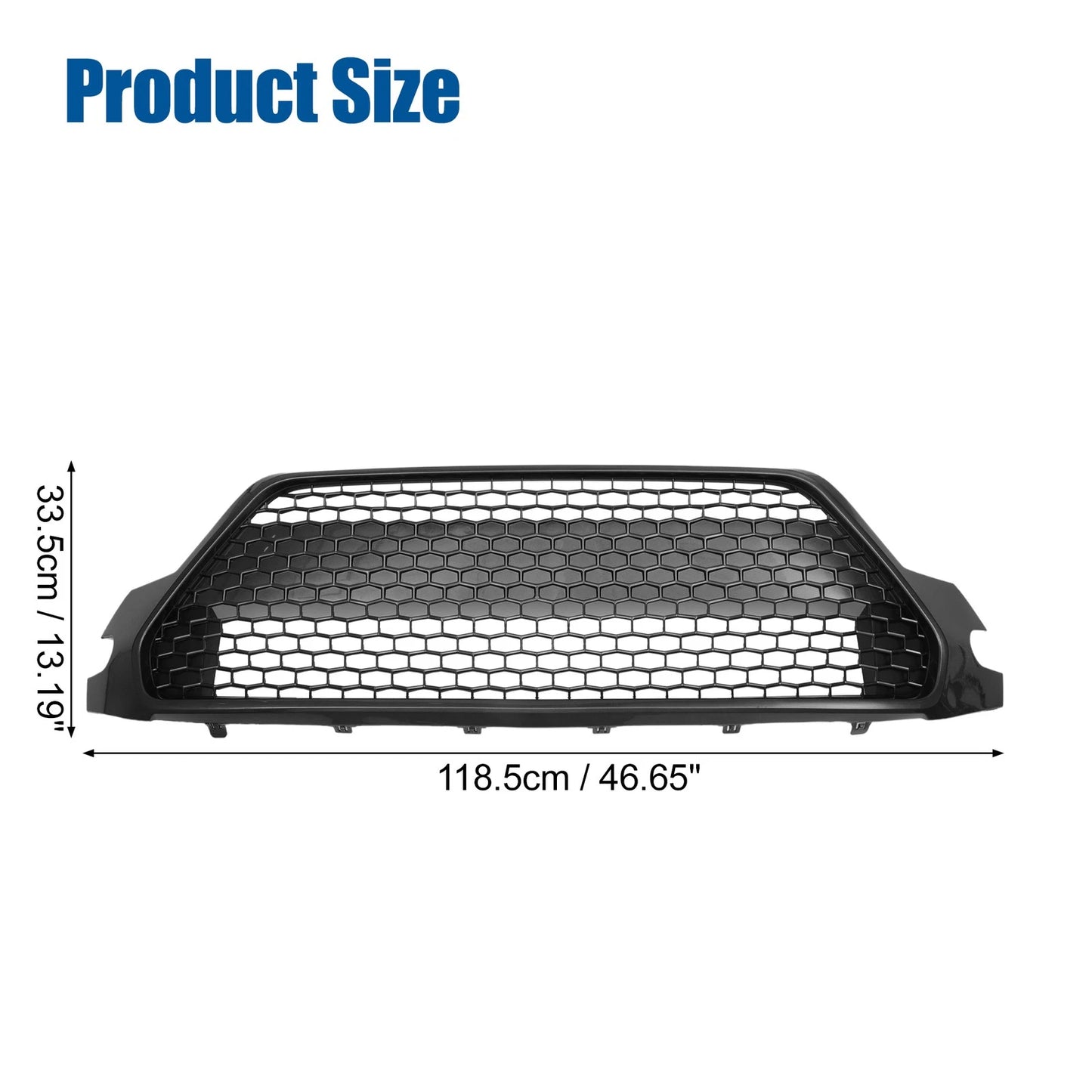 Front Hood Bumper Grille for Toyota Corolla (2020-2022) Black