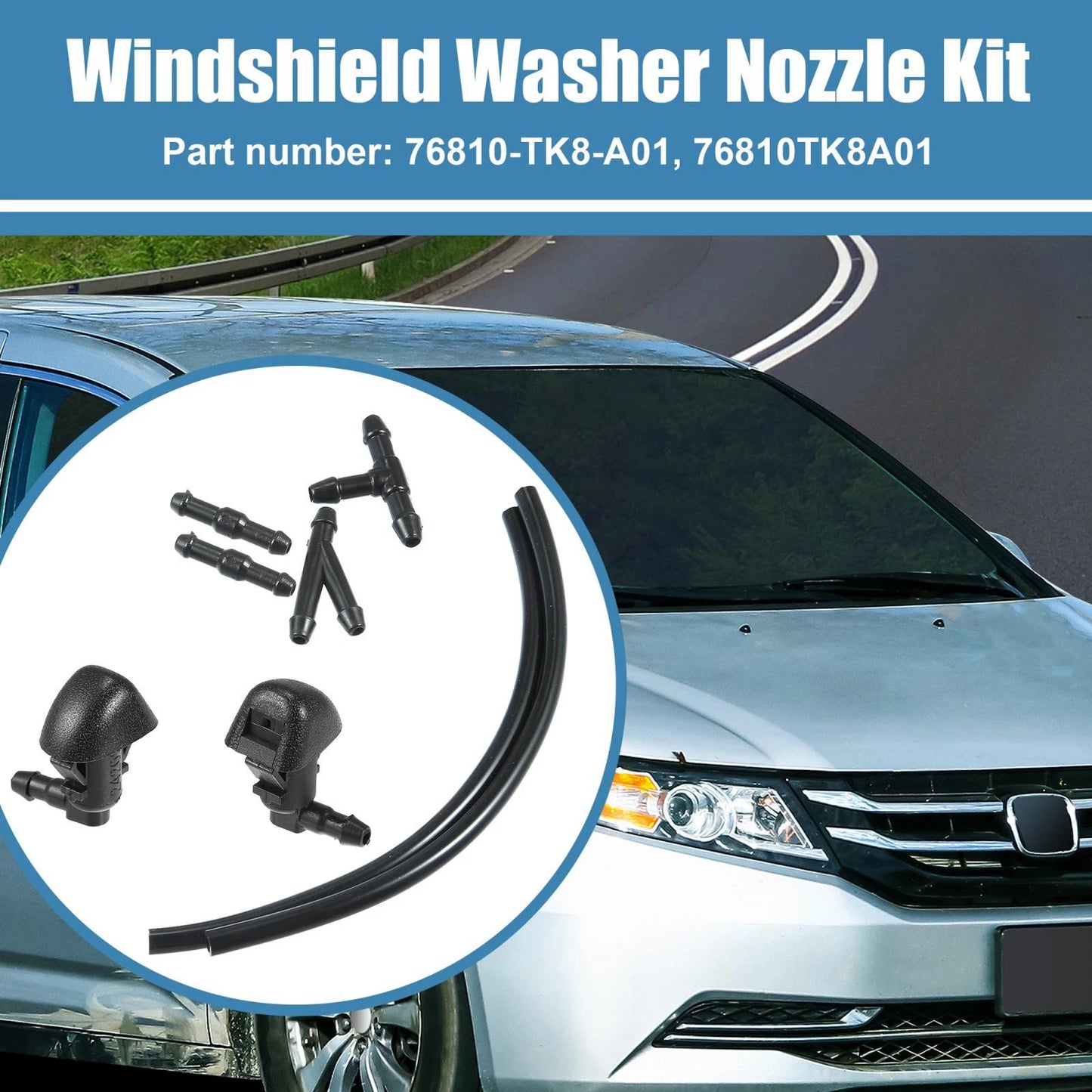 Windshield Washer Nozzle Set for Honda Pilot (2009-2015)
