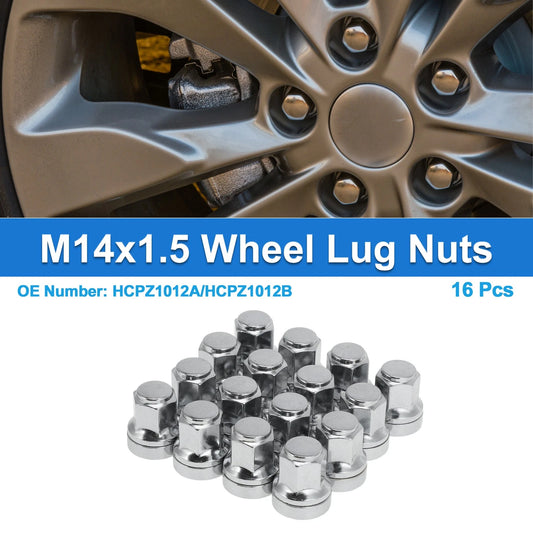 16 x M14x1.5 Wheel Lug Nuts for Ford F-250 Super Duty (2017-2023)