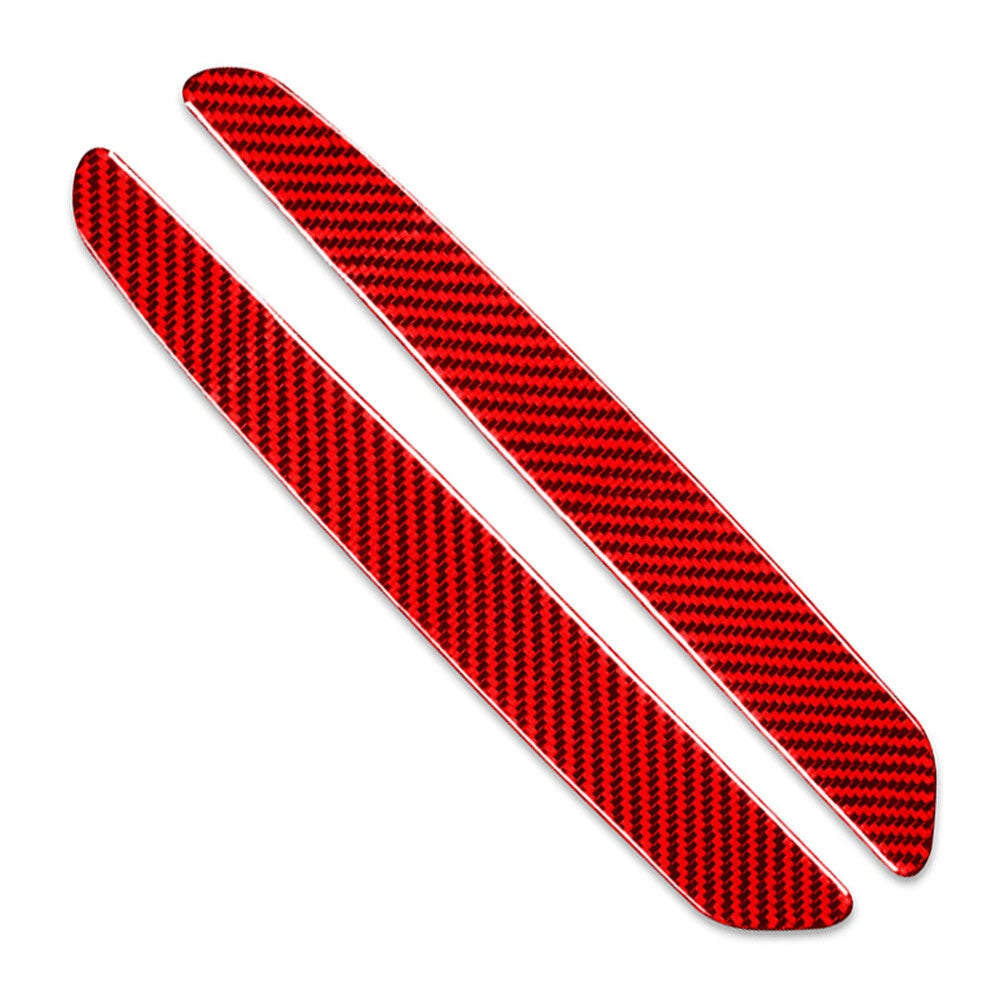 Carbon Red Door Sill Scuff Guard Plate Cover for Alfa Romeo Giulia (15-19)