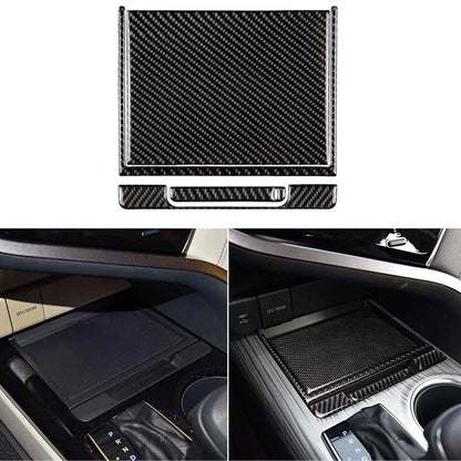 4pcs Car Carbon Fiber Center Storage Box Cover Trim Fit for Toyota Camry 2018+