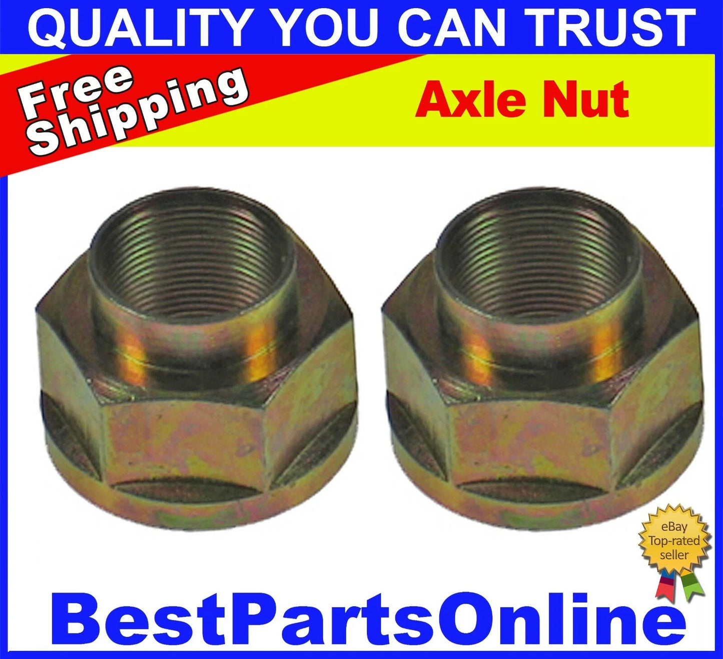 2 x CV Axle Nut M20x1.0 for CHEVROLET Spectrum