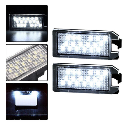 Number Plate Lights for Jeep Grand Cherokee, Compass (2014-2023), Fiat 500 (2013-2019)
