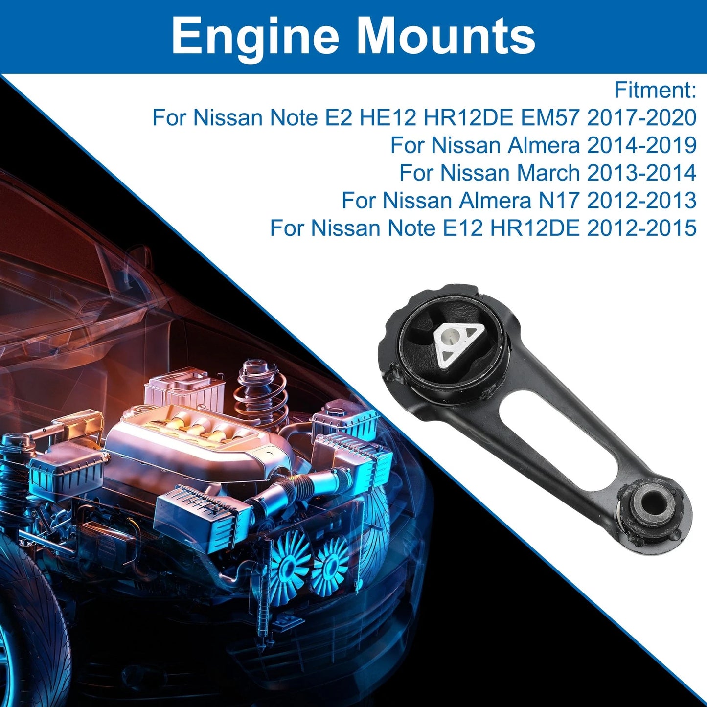 Engine Motor Mount for Nissan Note (2017-2020)