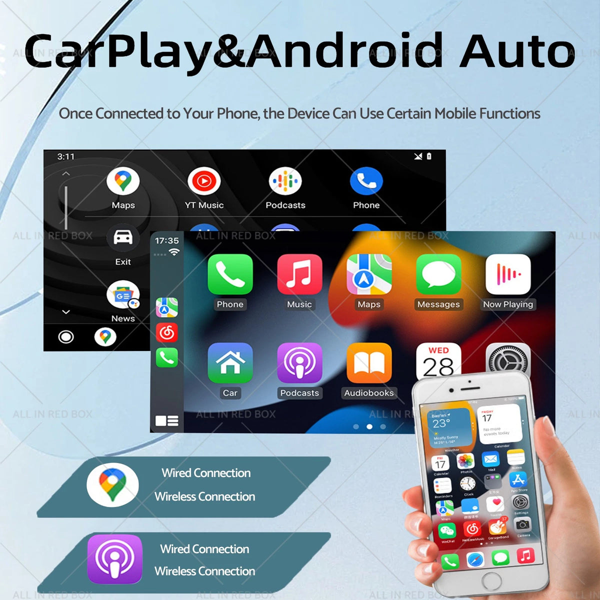 Car Stereo Radio for Jeep Compass Patriot Apple Carplay Android (2013-2023)