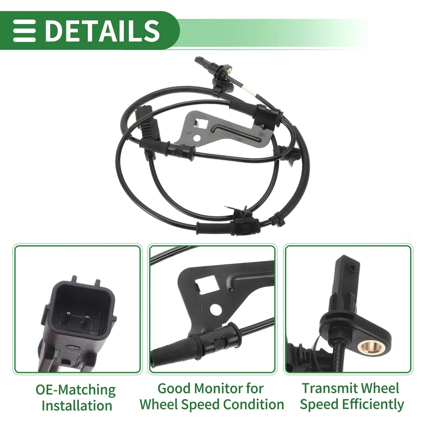 ABS Wheel Speed Sensor for Hyundai Kona (2018-2023) 1 x Left Front Sensor