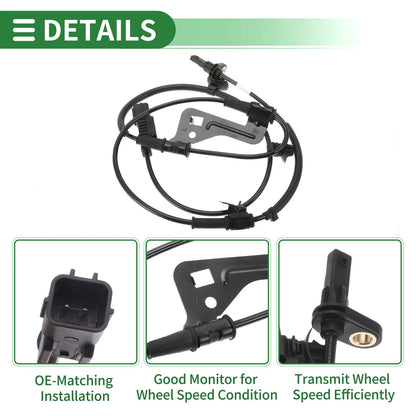 ABS Wheel Speed Sensor for Hyundai Kona (2018-2023) 1 x Left Front Sensor