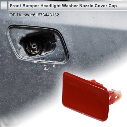 Front Right Side Bumper Headlight Washer Nozzle Cover for BMW X3 (2004-2010)