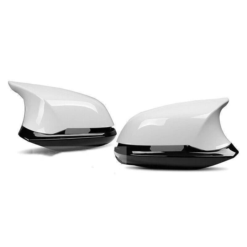 1 Pair Side Mirror Cover Caps for BMW F20 F22 F30 X1 (2011-2019)