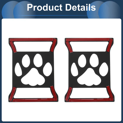 Headlight Trim Bezels for Jeep (2 x) Aluminum Alloy