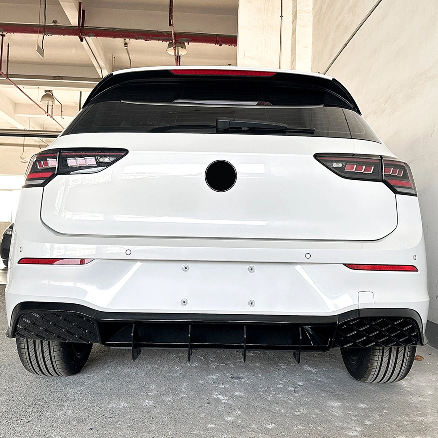 Rear Bumper Diffuser Lip Cover for VW Golf 8.5 Rline (2024-2025)