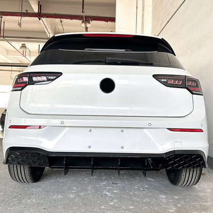Rear Bumper Diffuser Lip Cover for VW Golf 8.5 Rline (2024-2025)