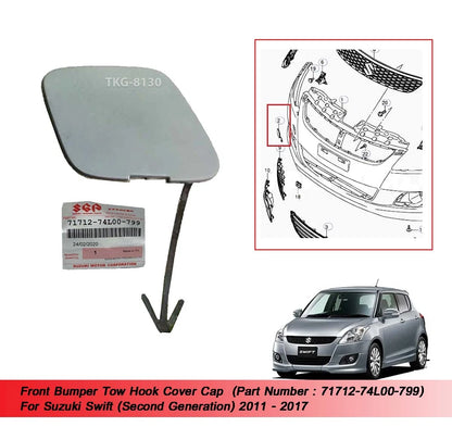 Tow Hook Cap for Suzuki Swift (2011-2017)