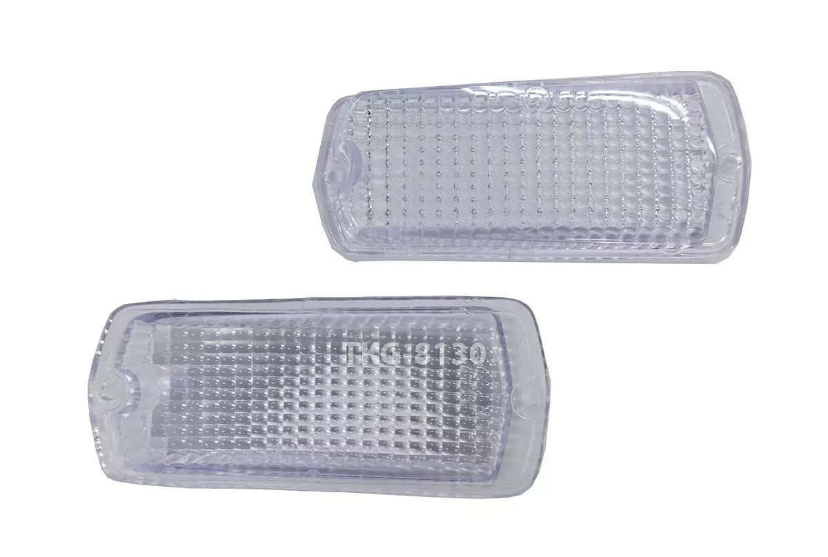 2 x Side Marker Lights Clear Lens for Nissan Datsun Fairlady 510 120Y 240Z (1968-1973)