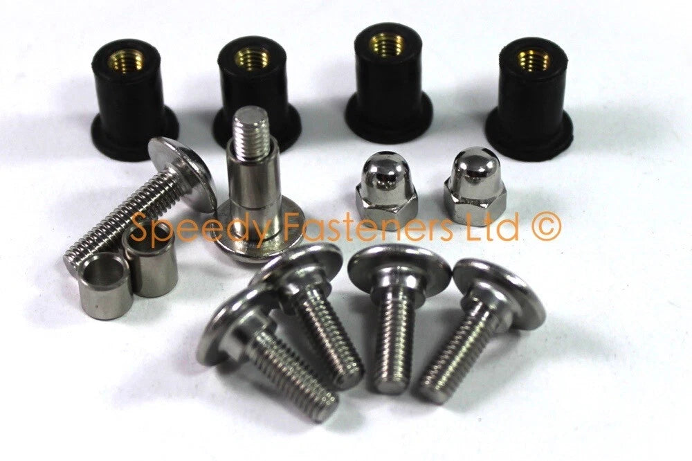 Stainless Steel Windshield Bolts Kit for Honda CBR1100XX Blackbird