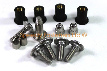 Stainless Steel Windshield Bolts Kit for Honda CBR1100XX Blackbird