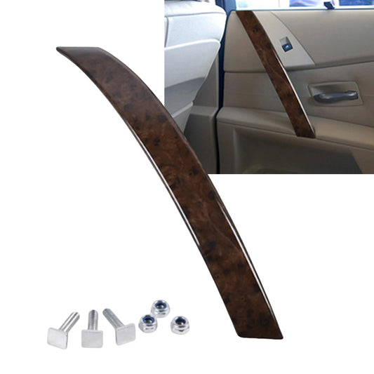 1pc Rear Right Door Handle Cover for BMW E60 E61 (2004-2006) Woodgrain