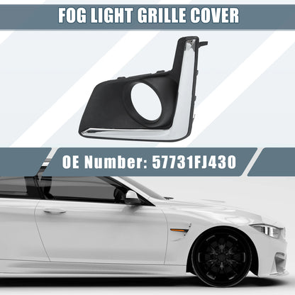 Front Left Fog Light Grille Cover for Subaru XV Crosstrek (2013-2023)