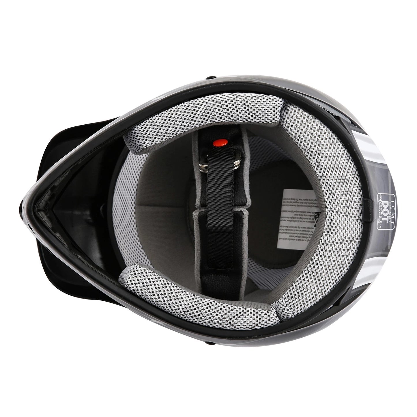 Youth Dirt Bike Helmet for ATV Motorcycle Kid Motocross Offroad Black/Red