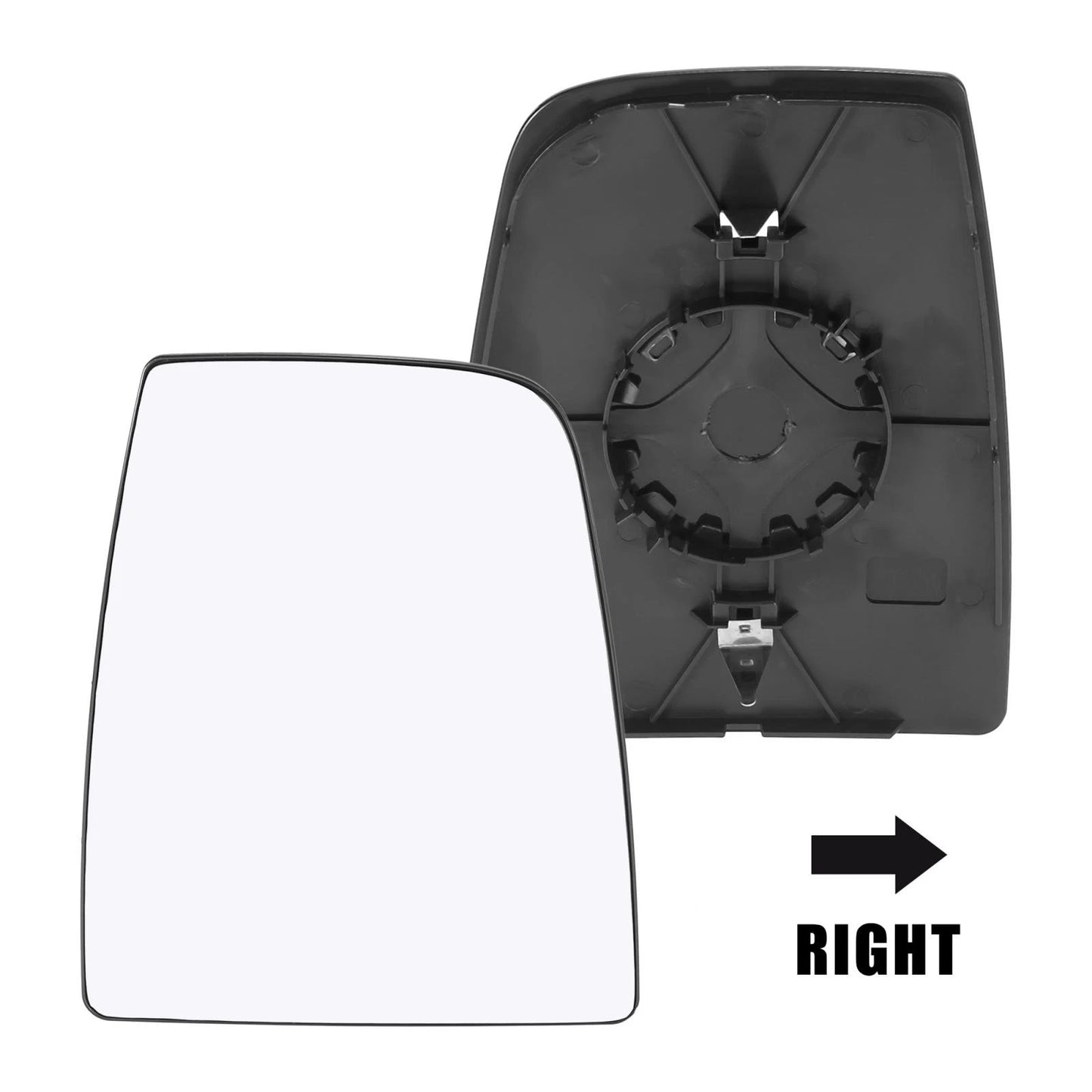 Right Passenger Side Mirror Glass for Ford Transit (2015-2020)