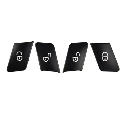 Button Cover Trim Matte Black for Benz C W204 W212 E (2007–2016)