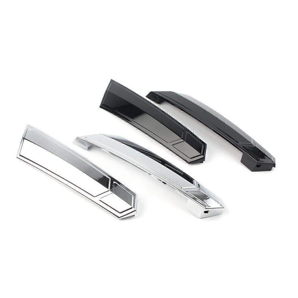 Saddlebag Hinge Covers for Victory Cross Country 2010-2017 Black/Chrome