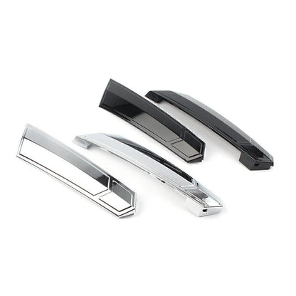Saddlebag Hinge Covers for Victory Cross Country 2010-2017 Black/Chrome