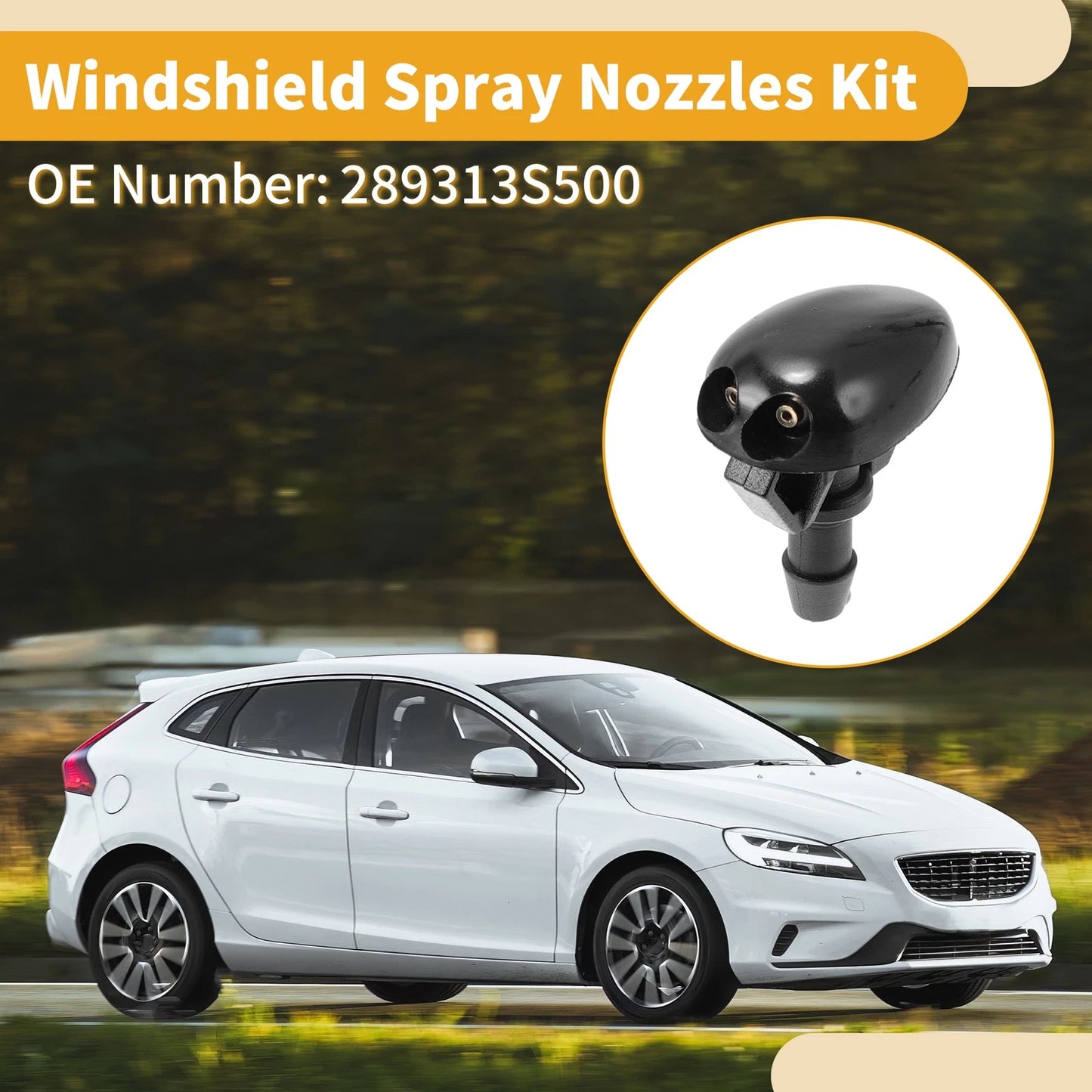 Windshield Washer Nozzle Kit for Nissan Frontier (2005-2023)