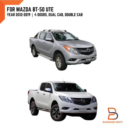 Matte Black Aluminium Roof Rack Bar for Mazda BT-50 Ute (2012-2019)