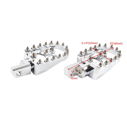 MX Style Footrests Foot Pegs for Harley Sportster XL 1200 883 48 72 (2004-2023)