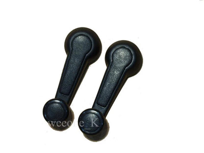 Window Crank Handle 2 x OEM Black for ISUZU NPR 115, S250, Rocky (1995-2004)
