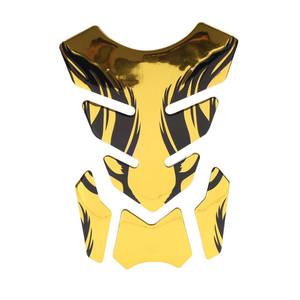 Gold Fuel Gas Tank Pad Decals for Kawasaki Ninja 250 300 400 ZX10R Honda