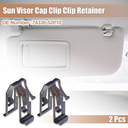 2 x Sun Visor Cap Clip Retainer for Toyota