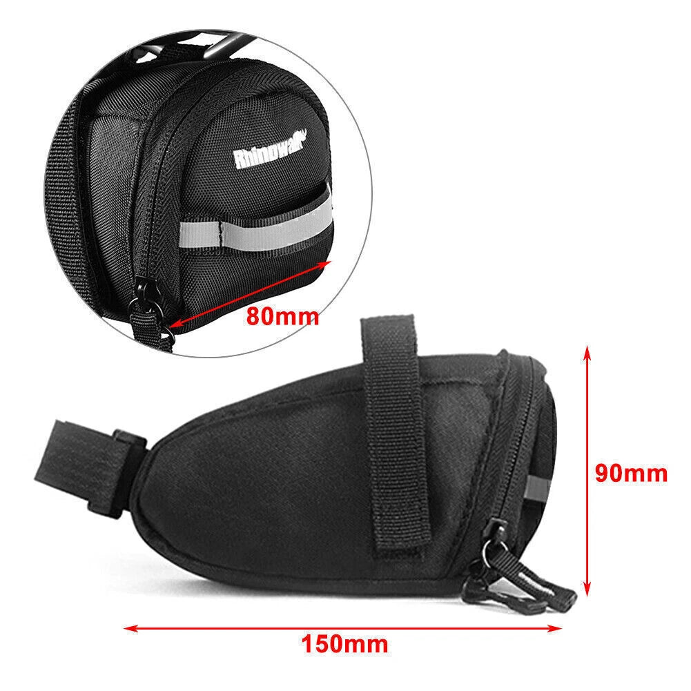 Mini Rear Seat Bag for Bicycle - Small Portable Saddle Tail Bag