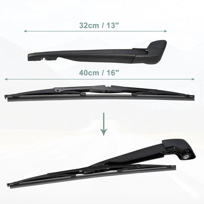 Rear Wiper Blade Arm Set for Volvo V40 (1996-2004)