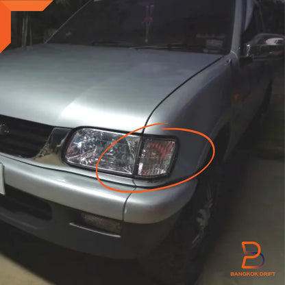 Crystal Lens Black Front Corner Signal Light for Holden Rodeo TF (97-01)