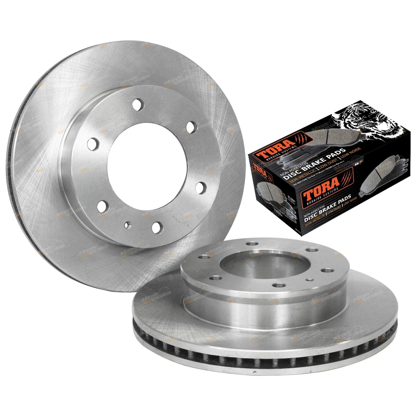 Front Disc Brake Rotors + Pads for Mazda B2600/B2500/BT50/B3000 UN Bravo (2002-2011)