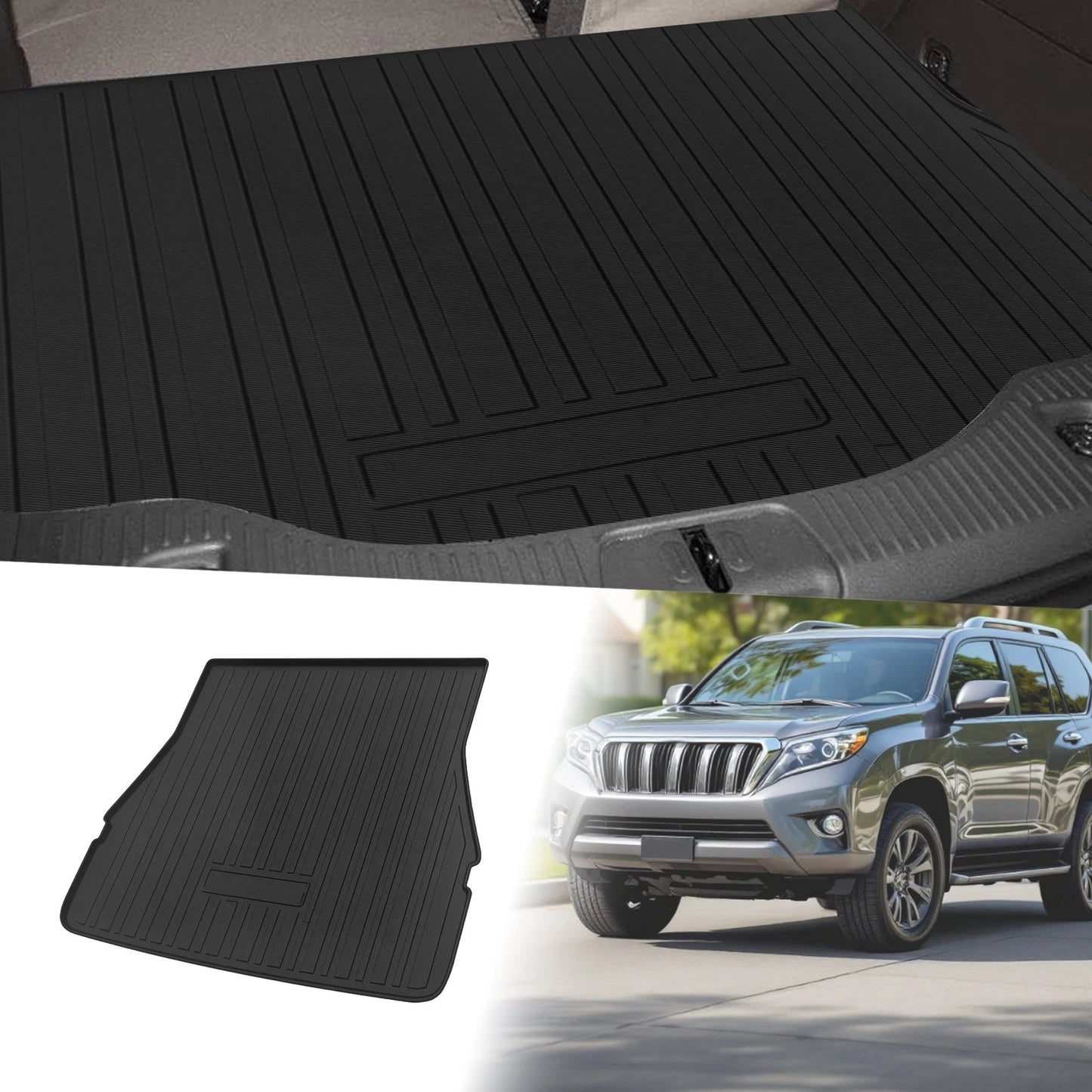 Cargo Liner Rear Trunk Mat for Toyota Land Cruiser LC300 (2021–2023)