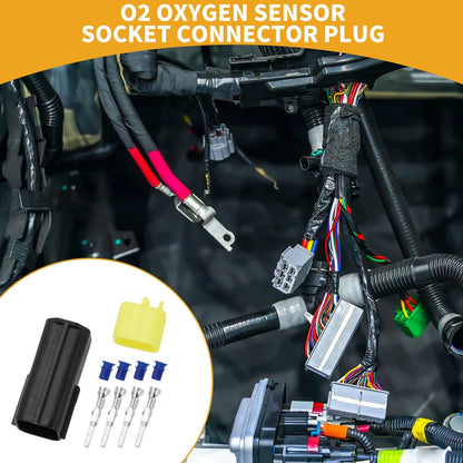 4 Pin O2 Oxygen Sensor Connector Plug for Mazda
