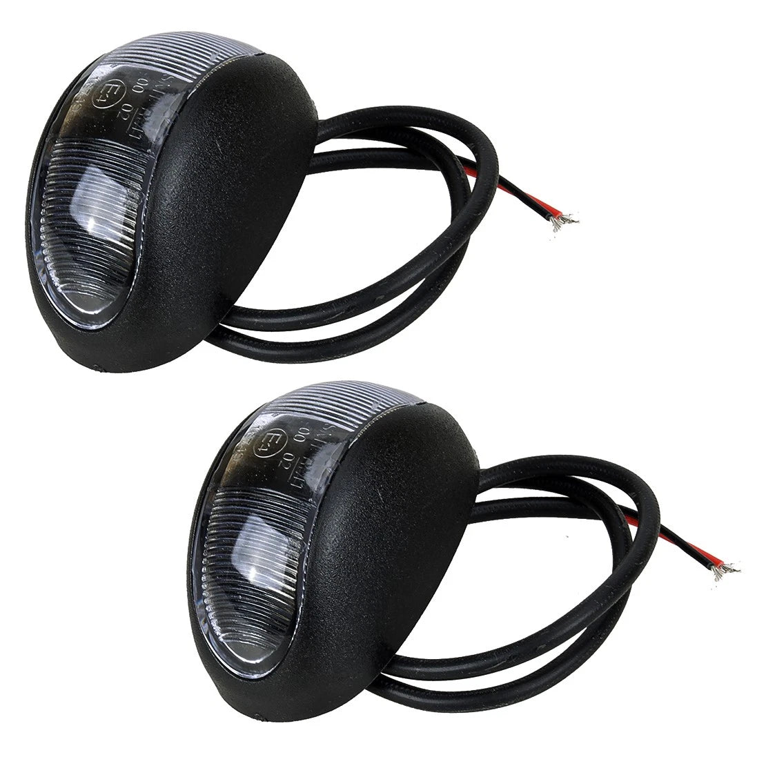 6 x Amber Red LED Clearance Lights for Trailer Truck