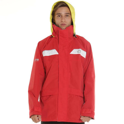 Burke Bass Jacket 100% Waterproof Sailing/Yachting/Fishing Safety Red