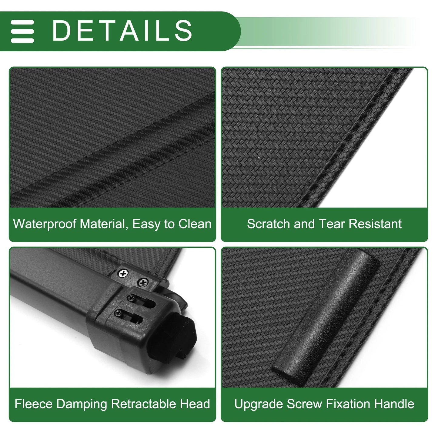 Cargo Cover for Honda Prologue 2024-2025 Black Carbon Fiber
