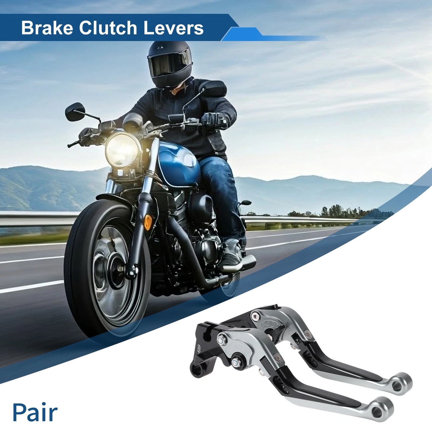 Adjustable Short Long Brake Clutch Lever 1 Pair for Yamaha YZF R1 (1999–2001)