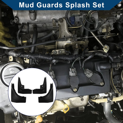 Mud Flaps Splash Guards Set for Mercedes-Benz GLC (2014-2016)
